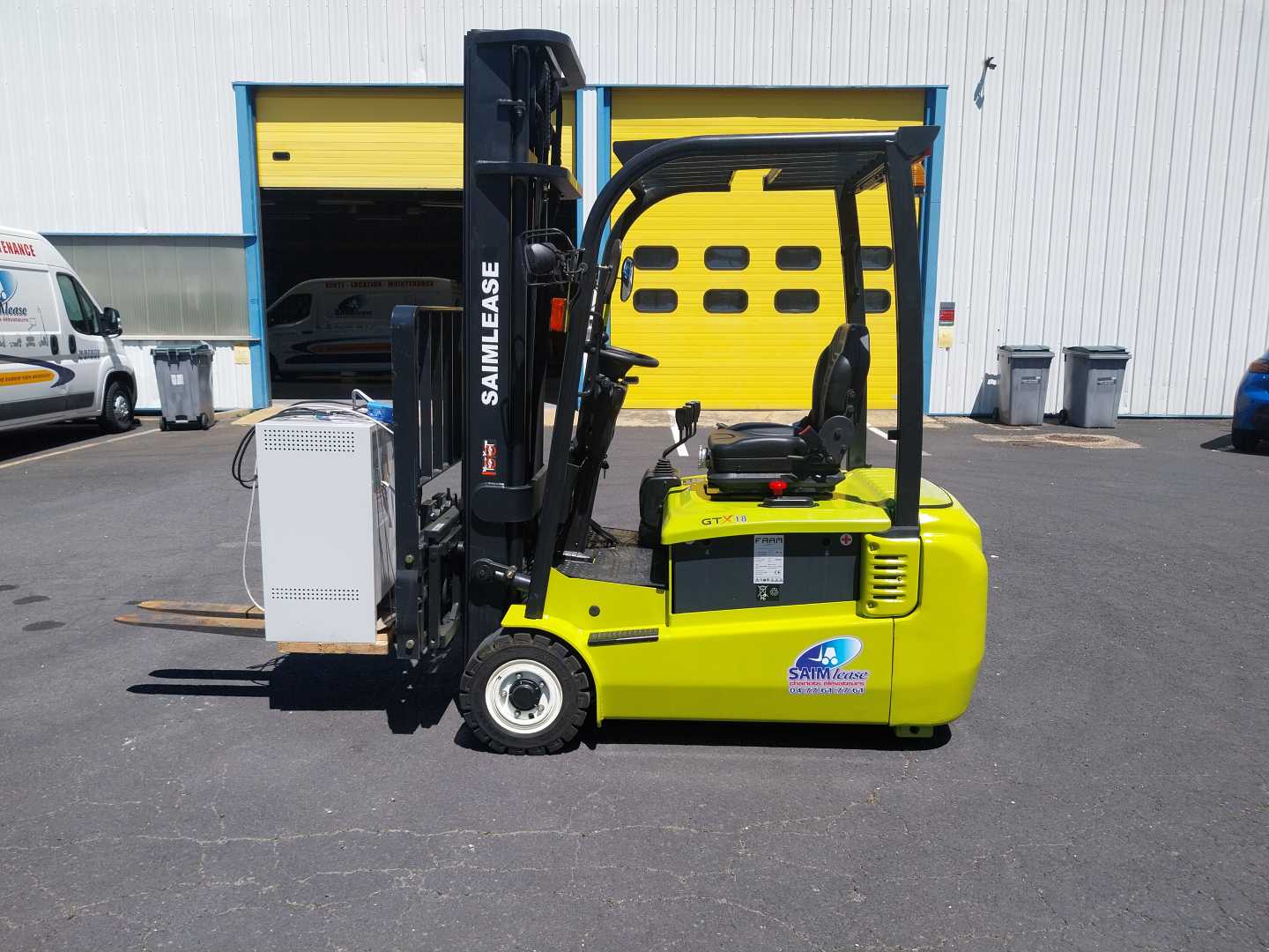 Used Forklift Truck CLARK chariot élévateur à fourches ELEKTRO VIERRADFRONTSTAPLER (13033964)
