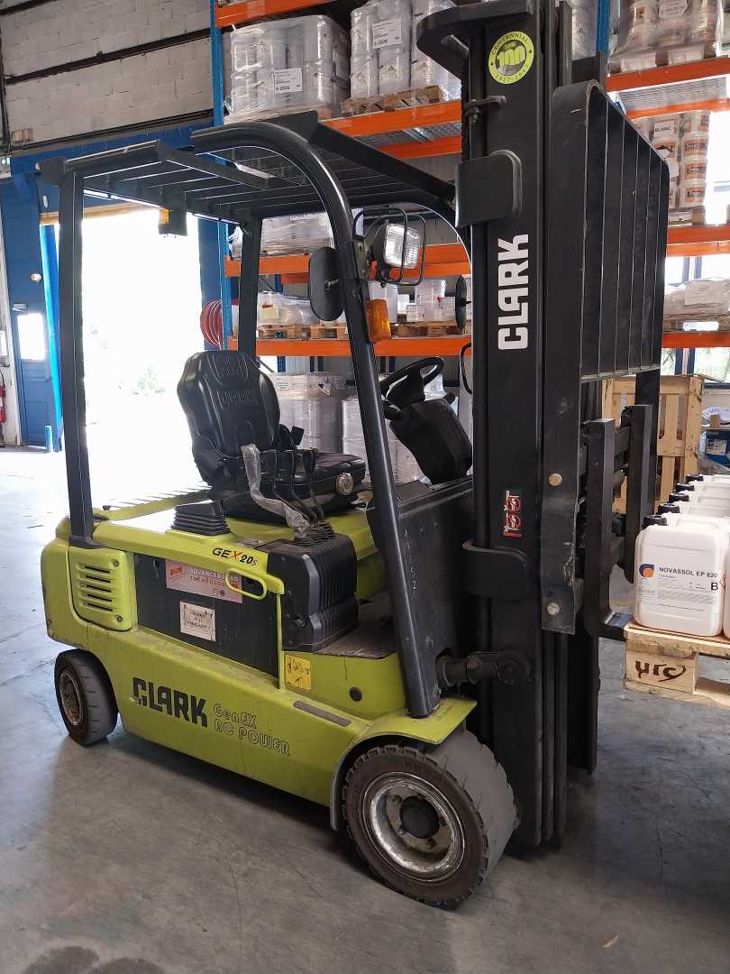Used Forklift Truck CLARK chariot élévateur à fourches ELEKTRO VIERRADFRONTSTAPLER (13048091)
