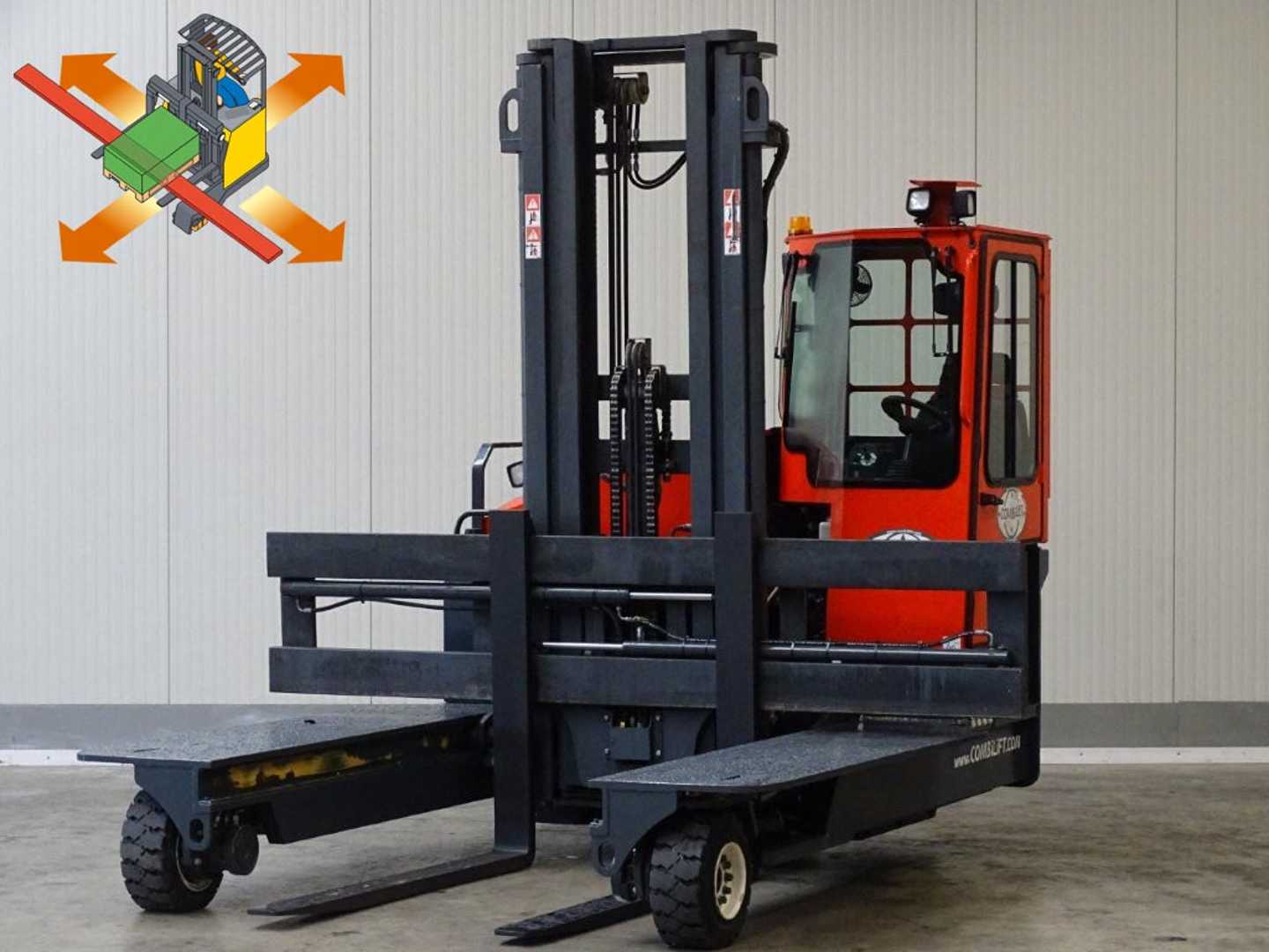 Used Forklift Truck COMBILIFT C4800 - TRIPLEX GAS VIERWEGESTAPLER (13064320)