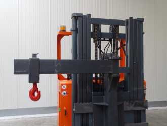 Used Forklift Truck DIMOS QUERSITZ-STAPLER EQS4542FU - TRIPLEX ELEKTRO SCHUBMASTSTAPLER (13032504)
