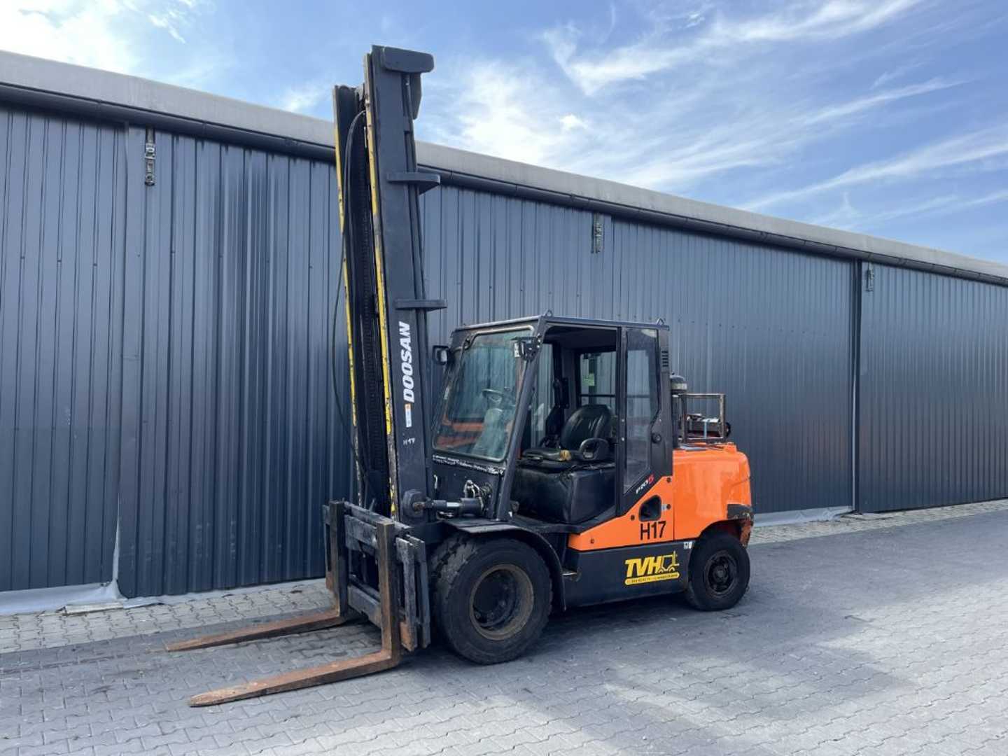 Used Forklift Truck DOOSAN D55SC-5 DIESEL VIERRADFRONTSTAPLER (13062164)