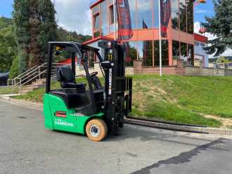 Used Forklift Truck HANGCHA CPDS15-xcd8G-SI ELEKTRO DREIRADFRONTSTAPLER (13024595) backdrop