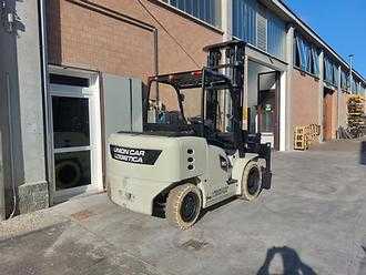 Used Forklift Truck HANGCHA CPDS80-XC4 ELEKTRO VIERRADFRONTSTAPLER (13024129)