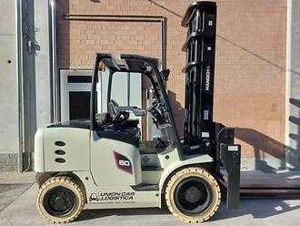 Used Forklift Truck HANGCHA CPDS80-XC4 ELEKTRO VIERRADFRONTSTAPLER (13024129)