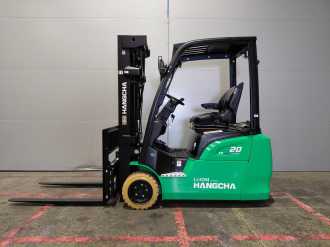 Used Forklift Truck HANGCHA XC3-20i (CPDS20-XCY2G-SI) ELEKTRO DREIRADFRONTSTAPLER (13069699)