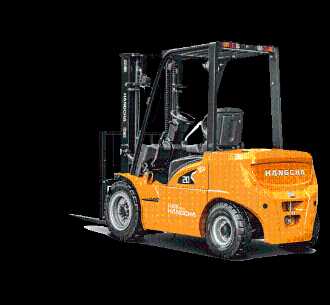 Used Forklift Truck HANGCHA XE20Ci ( CPD20-XEXY2HA-SI ) ELEKTRO VIERRADFRONTSTAPLER (13066501) backdrop