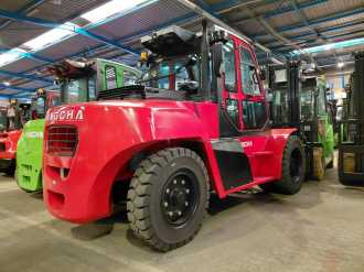 Used Forklift Truck HANGCHA XF120D-600 (CPCD120-XXW96G) DIESEL VIERRADFRONTSTAPLER (12984516)