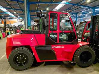 Used Forklift Truck HANGCHA XF120D-600 (CPCD120-XXW96G) DIESEL VIERRADFRONTSTAPLER (12984516)