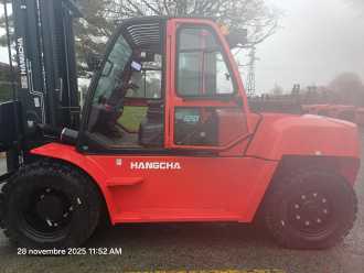 Used Forklift Truck HANGCHA XF120D-600 (CPCD120-XXW96G) DIESEL VIERRADFRONTSTAPLER (12985003)
