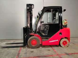 Used Forklift Truck HANGCHA XF25G GAS VIERRADFRONTSTAPLER (13026676)