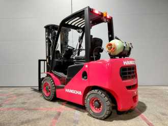 Used Forklift Truck HANGCHA XF25G GAS VIERRADFRONTSTAPLER (13026718)