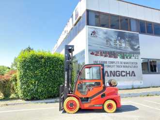 Used Forklift Truck HANGCHA XF35G-2 GAS VIERRADFRONTSTAPLER (12970517)