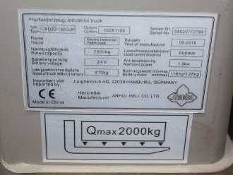 Used Forklift Truck HELI CBD 20-150GJH ELEKTRO NIEDERHUBWAGENDEICHSEL (13004235)