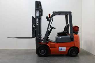 Used Forklift Truck HELI CPQD 15H GAS VIERRADFRONTSTAPLER (13042610)