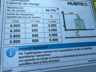 Used Forklift Truck HUBTEX DQ45 G //LPG//Triple//Only 1116 hours ! Like new GAS VIERWEGESTAPLER (13062748)