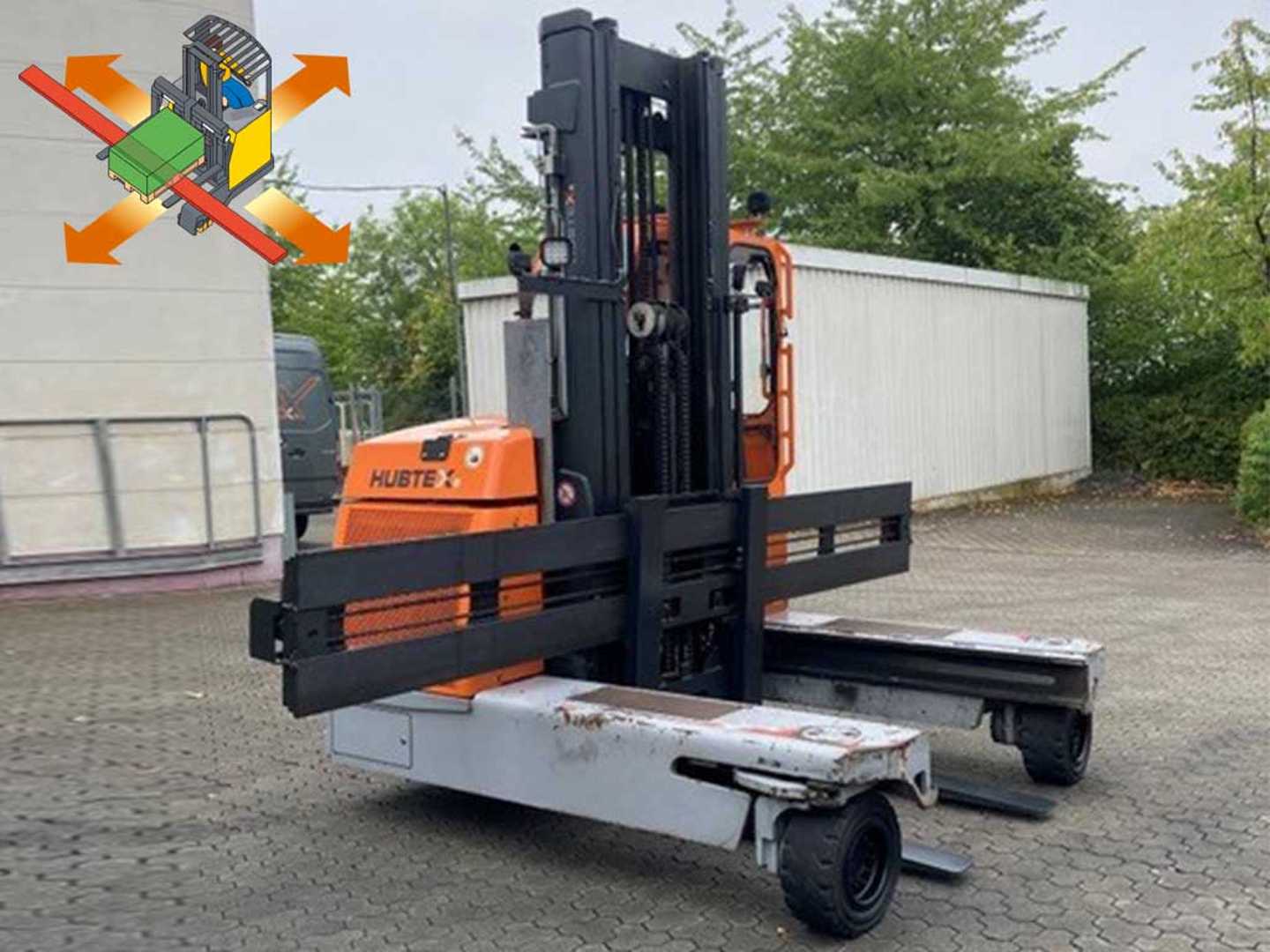 Used Forklift Truck HUBTEX DQ45-G - TRIPLEX GAS VIERWEGESTAPLER (13068266)