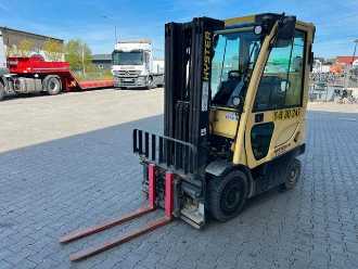 Used Forklift Truck HYSTER 4.45m / nur 434h DIESEL VIERRADFRONTSTAPLER (13044738)