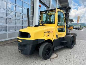 Used Forklift Truck HYSTER 5,52m / ZVG DIESEL VIERRADFRONTSTAPLER (13047369)