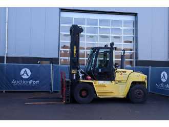 Used Forklift Truck HYSTER FPI 120 L-EA+SS DIESEL VIERRADFRONTSTAPLER (13021455) backdrop