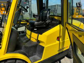 Used Forklift Truck HYSTER H 5.5XM Diesel / Full cabin / Only 6135 hours / Forks Positioner DIESEL VIERRADFRONTSTAPLER (13063239)