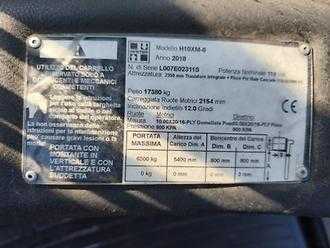 Used Forklift Truck HYSTER H10.00XM6 DIESEL VIERRADFRONTSTAPLER (13022399)