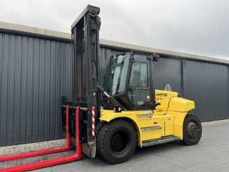 Used Forklift Truck HYSTER H12XD6 DIESEL VIERRADFRONTSTAPLER (13063497) backdrop