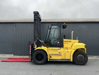 Used Forklift Truck HYSTER H12XD6 DIESEL VIERRADFRONTSTAPLER (13063497)