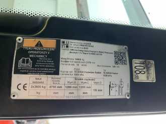 Used Forklift Truck HYSTER H12XD6 DIESEL VIERRADFRONTSTAPLER (13063497)