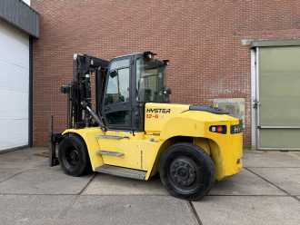 Used Forklift Truck HYSTER H12XM-6 DIESEL VIERRADFRONTSTAPLER (13034875)