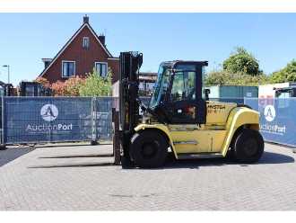 Used Forklift Truck HYSTER H12XM-6 DIESEL VIERRADFRONTSTAPLER (13041316) backdrop
