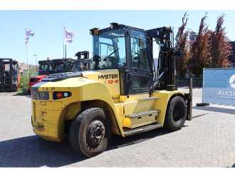 Used Forklift Truck HYSTER H12XM-6 DIESEL VIERRADFRONTSTAPLER (13041316)
