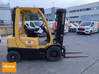 Used Forklift Truck HYSTER H2.0FT DIESEL VIERRADFRONTSTAPLER (13063190) backdrop