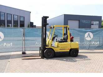 Used Forklift Truck HYSTER H3.20XM GAS VIERRADFRONTSTAPLER (13044311) backdrop