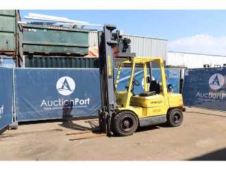 Used Forklift Truck HYSTER H3.20XML GAS VIERRADFRONTSTAPLER (13050489) backdrop