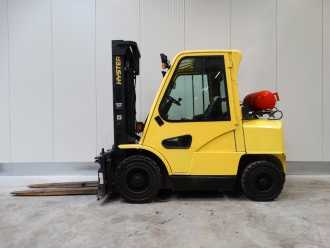 Used Forklift Truck HYSTER H4.00XMS-6 GAS VIERRADFRONTSTAPLER (12948977) backdrop