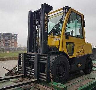 Used Forklift Truck HYSTER H4.0FT6 DIESEL VIERRADFRONTSTAPLER (12115062)