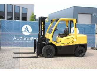 Used Forklift Truck HYSTER H4.0FT6 DIESEL VIERRADFRONTSTAPLER (13044287) backdrop