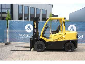Used Forklift Truck HYSTER H4.0FT6 DIESEL VIERRADFRONTSTAPLER (13044287)