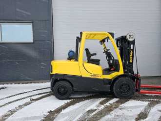Used Forklift Truck HYSTER H4.5FT6 - TRIPLEX GAS VIERRADFRONTSTAPLER (12949825)