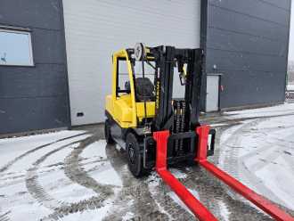 Used Forklift Truck HYSTER H4.5FT6 - TRIPLEX GAS VIERRADFRONTSTAPLER (12949825)