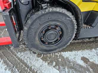 Used Forklift Truck HYSTER H4.5FT6 - TRIPLEX GAS VIERRADFRONTSTAPLER (12949825)