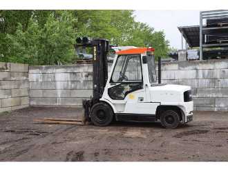 Used Forklift Truck HYSTER H5.00XM DIESEL VIERRADFRONTSTAPLER (13041189)