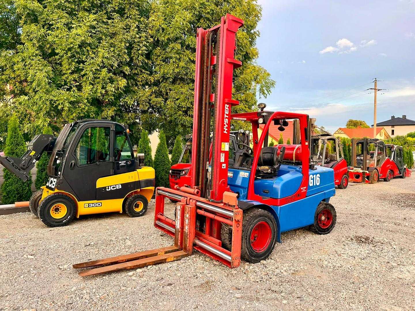 Used Forklift Truck HYSTER H5.5 FT GAS VIERRADFRONTSTAPLER (13064269)