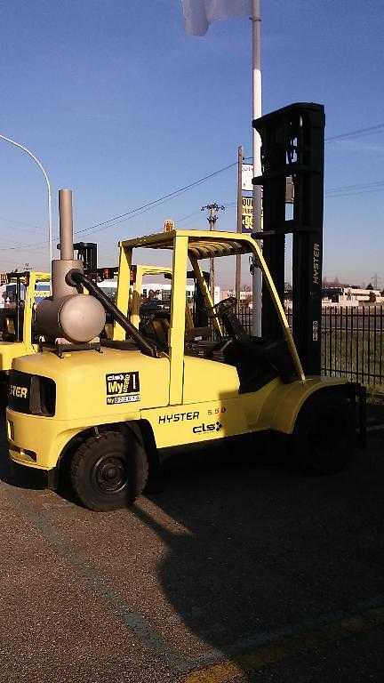Used Forklift Truck HYSTER H5.50XM DIESEL VIERRADFRONTSTAPLER (11988854)
