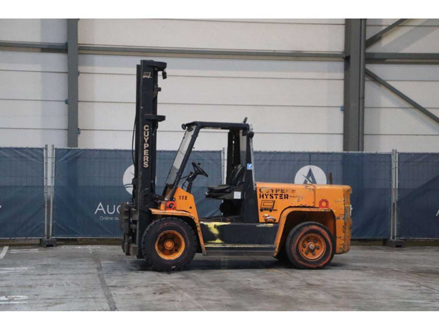 Used Forklift Truck HYSTER H7.00XL DIESEL VIERRADFRONTSTAPLER (13043888)
