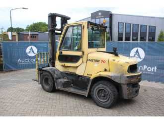 Used Forklift Truck HYSTER H7.0FT DIESEL VIERRADFRONTSTAPLER (13044284)