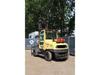 Used Forklift Truck HYSTER H8.0FT GAS VIERRADFRONTSTAPLER (13047555)