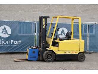 Used Forklift Truck HYSTER J3.00XM ELEKTRO VIERRADFRONTSTAPLER (13062988) backdrop