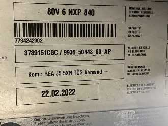 Used Forklift Truck HYSTER J5.5XN6 ELEKTRO VIERRADFRONTSTAPLER (13010825)