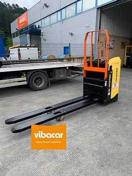 Used Forklift Truck HYSTER RP2.0N ELEKTRO NIEDERHUBWAGENFAHRERSITZ (13003180) backdrop